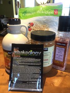 Ingrédients boules d'énergie Shakeology