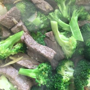 Boeuf brocoli gingembre