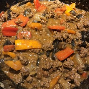 Boeuf à la stroganoff sans produits laitiers
